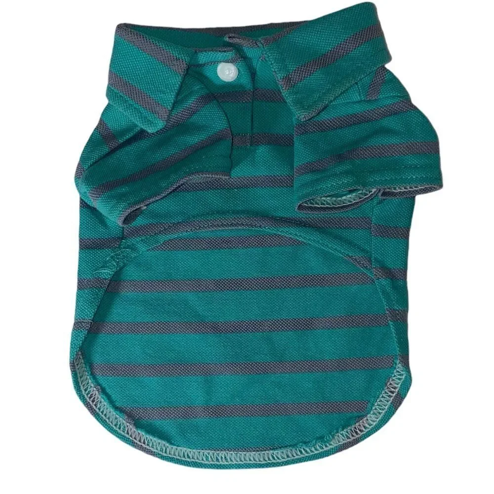 Preppy Striped Alligator Polo Shirt - Picture 5 of 5